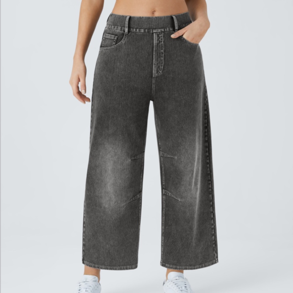 Stylish Halara Barrel Jeans